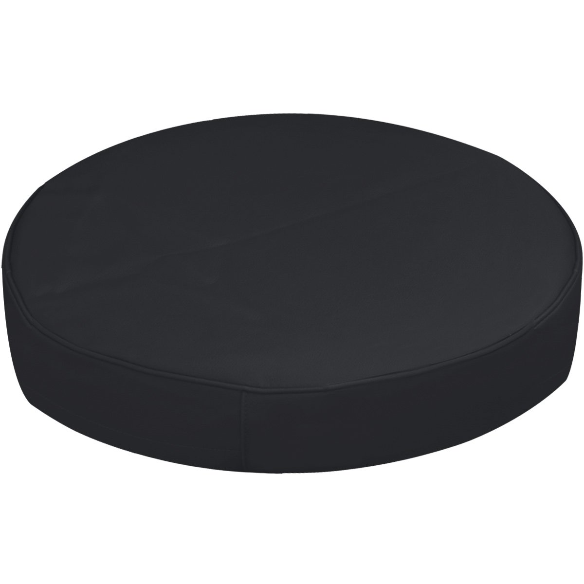 Amazon.co.jp: ottostyle.jp PVCレザーラウンドクッション ブラック 丸